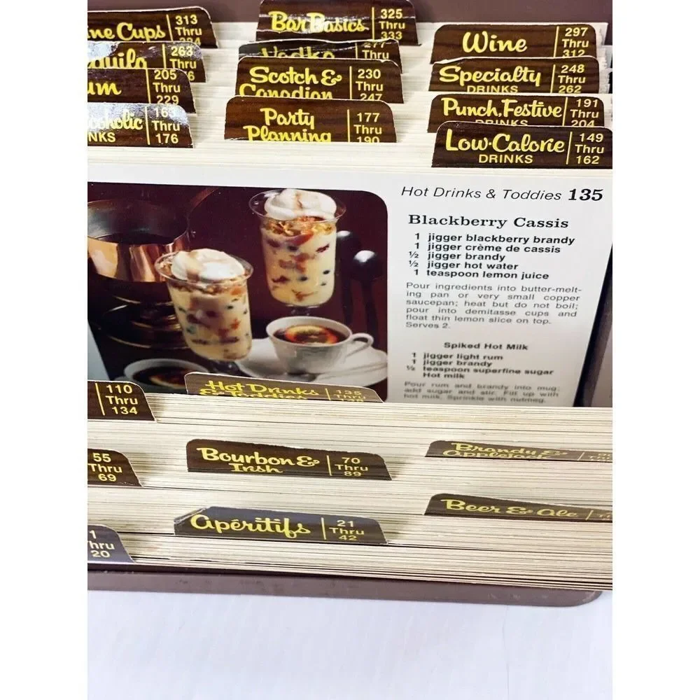 International Recipe Card Collection Mixed Drinks